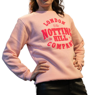 Unisex Sweatshirt, Hot Pink logo